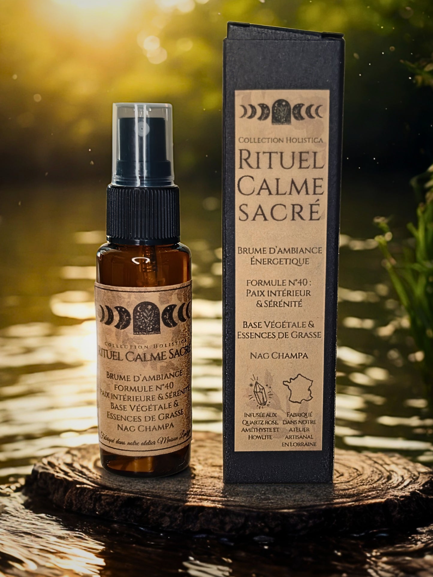 Calme Sacré — Holistica — Formule n°40 : Paix intérieure & Sérénité