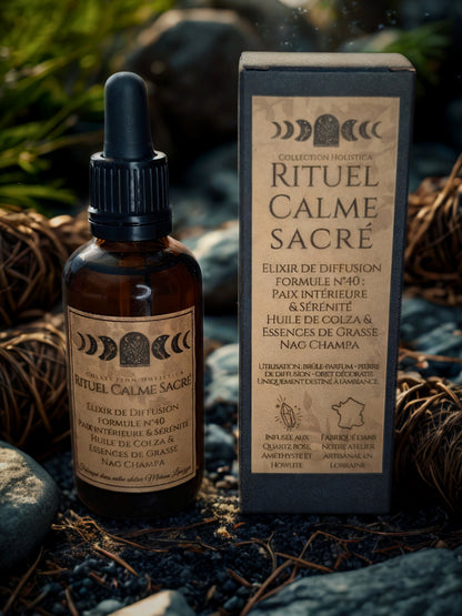 Calme Sacré — Holistica — Formule n°40 : Paix intérieure & Sérénité